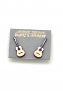 Classical Guitar Stud Earrings